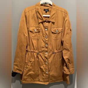 Torrid Utility Jacket in Tan